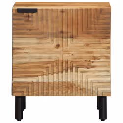 vidaXL Bedside Cabinet 40x33x46 cm Solid Wood Acacia bedside table nightstand - 1 pcs