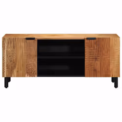 vidaXL TV Cabinet 105x33x46 cm Solid Wood Acacia TV stand TV sideboard