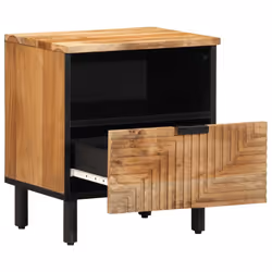 vidaXL Bedside Cabinets 2 pcs 40x33x46 cm Solid Wood Acacia bedside table - 2 pcs