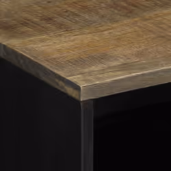 vidaXL Bedside Cabinet Light Grey 50x33x60 cm Solid Wood Mango bedside table - Additional view 5