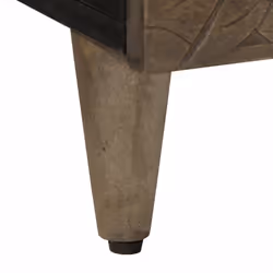 vidaXL Coffee Table Light Grey 100x54x40 cm Solid Wood Mango side table - Additional view 7