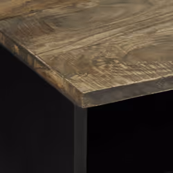 vidaXL Coffee Table Light Grey 80x54x40 cm Solid Wood Mango side table - Additional view 5