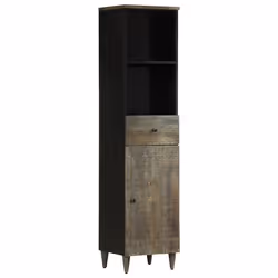 vidaXL Bathroom Cabinet 38x33x160 cm Solid Wood Mango bathroom storage cabinet