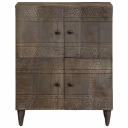 vidaXL Sideboard 60x33x75 cm Solid Wood Mango storage cabinet