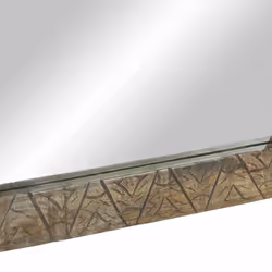 vidaXL Bathroom Mirror 50x2.5x70 cm Solid Wood Mango mirror vanity mirror - Additional view 4