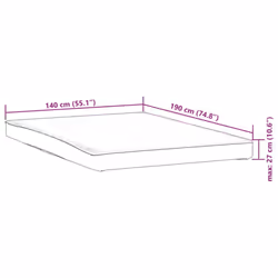 VidaXL 4100149 mattress topper/pad