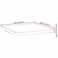 VidaXL 4100157 mattress topper/pad - Additional view 3