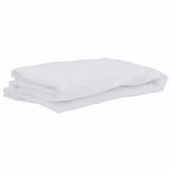 VidaXL 4100164, Fabric, White, Monochromatic, King, Machine wash, King