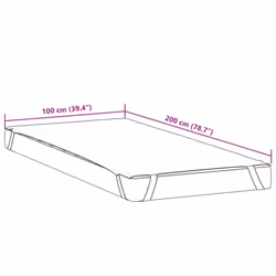 VidaXL 4100169 mattress Rolled mattress
