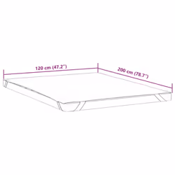 VidaXL 4100170 mattress cover/protector 120 x 200 cm - Additional view 5