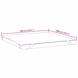 VidaXL 4100174 mattress Rolled mattress