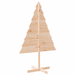 vidaXL Wooden Christmas Tree for Decoration Assemble Christmas Tree Solid Wood - 150 cm - Additional view 4