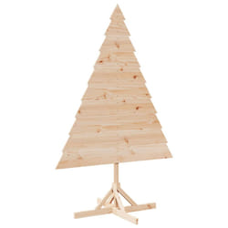 vidaXL Wooden Christmas Tree for Decoration Assemble Christmas Tree Solid Wood - 180 cm