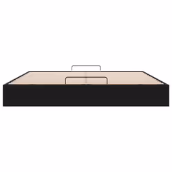 vidaXL Ottoman Bed Frame No Mattress Home Bed Base Mattress Foundation Velvet - black - Additional view 8