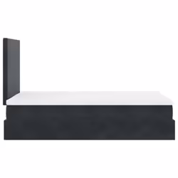 vidaXL Ottoman Bed Frame with Mattresses Bed Base Mattress Foundation Velvet - black, 120 x 200 cm - Additional view 7