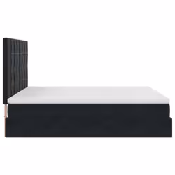 vidaXL Ottoman Bed Frame with Mattresses Bed Base Mattress Foundation Velvet - black, 180 x 200 cm - Additional view 7