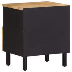 vidaXL Bed Cabinet Nightstand Bed Side Table Solid - 1 pcs - Additional view 4