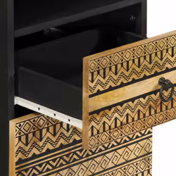 vidaXL Bathroom Cabinet Storage Unit Cupboard Vanity Unit Solid Wood Mango - Additional view 7