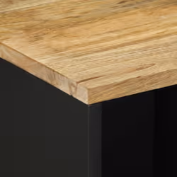 vidaXL Sideboard Cupboard Storage Cabinet Highboard Solid Rough Wood Mango - Additional view 6