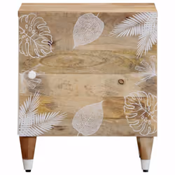 vidaXL Bedside Cabinets 2 pcs 40x33.5x46 cm Solid Wood Mango bedside table - 2 pcs