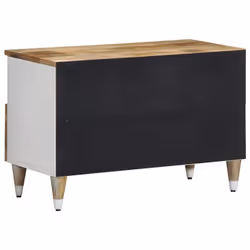 vidaXL TV Cabinet 70x33.5x46 cm Solid Wood Mango TV stand TV sideboard - Additional view 4