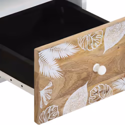 vidaXL TV Cabinet 70x33.5x46 cm Solid Wood Mango TV stand TV sideboard - Additional view 6