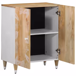 vidaXL Sideboard 60x33.5x75 cm Solid Wood Mango cabinet cupboard highboard