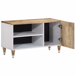 vidaXL TV Cabinet 80x31.5x46 cm Solid Wood Mango TV stand TV sideboard