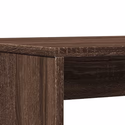 vidaXL 3 Piece Dining Table and Bench set Brown Oak Engineered Wood - Additional view 7