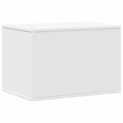 vidaXL Cat Litter Box Enclosure Hidden Cat House Cat Cabinet Engineered Wood - white, 60 x 40 x 40 cm - Additional view 6
