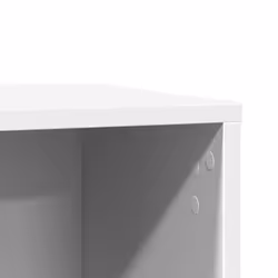 vidaXL Cat Litter Box Enclosure Hidden Cat House Cat Cabinet Engineered Wood - white, 60 x 40 x 40 cm - Additional view 8