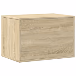 vidaXL Cat Litter Box Enclosure Hidden Cat House Cat Cabinet Engineered Wood - sonoma oak, 60 x 40 x 40 cm - Additional view 6