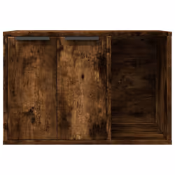 vidaXL Cat Litter Box Enclosure Hidden Cat House Cat Cabinet Engineered Wood - smoked oak, 60 x 40 x 40 cm - Additional view 4