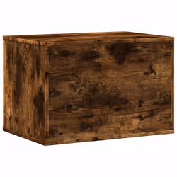 vidaXL Cat Litter Box Enclosure Hidden Cat House Cat Cabinet Engineered Wood - smoked oak, 60 x 40 x 40 cm - Additional view 6