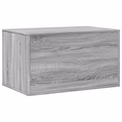 vidaXL Cat Litter Box Enclosure Hidden Cat House Cat Cabinet Engineered Wood - grey sonoma, 80 x 50 x 45 cm - Additional view 6