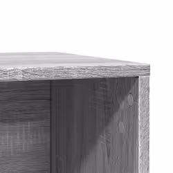 vidaXL Cat Litter Box Enclosure Hidden Cat House Cat Cabinet Engineered Wood - grey sonoma, 80 x 50 x 45 cm - Additional view 8