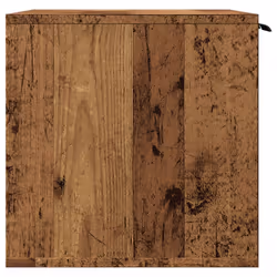 vidaXL Cat Litter Box Enclosure Hidden Cat House Cat Cabinet Engineered Wood - old wood, 80 x 50 x 45 cm - Additional view 5
