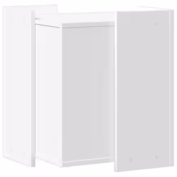 vidaXL Cat Litter Box Enclosure Cat House End Table Engineered Wood - white, 42 x 42 x 51 cm - Additional view 5