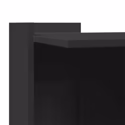 vidaXL Cat Litter Box Enclosure Cat House End Table Engineered Wood - black, 42 x 42 x 51 cm - Additional view 6