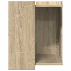 vidaXL Cat Litter Box Enclosure Cat House End Table Engineered Wood - sonoma oak, 42 x 42 x 51 cm - Additional view 4