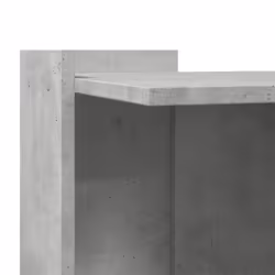 vidaXL Cat Litter Box Enclosure Cat House End Table Engineered Wood - concrete grey, 42 x 42 x 51 cm - Additional view 6
