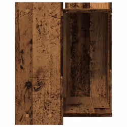 vidaXL Cat Litter Box Enclosure Cat House End Table Engineered Wood - old wood, 42 x 42 x 51 cm - Additional view 4