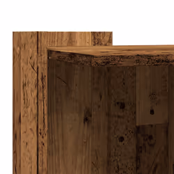 vidaXL Cat Litter Box Enclosure Cat House End Table Engineered Wood - old wood, 42 x 42 x 51 cm - Additional view 6