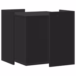 vidaXL Cat Litter Box Enclosure Cat House End Table Engineered Wood - black, 53 x 53 x 51 cm - Additional view 5