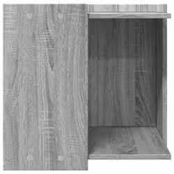 vidaXL Cat Litter Box Enclosure Cat House End Table Engineered Wood - grey sonoma, 53 x 53 x 51 cm - Additional view 4