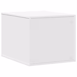 vidaXL Cat Litter Box Enclosure Cat House End Table Engineered Wood - white - Additional view 5