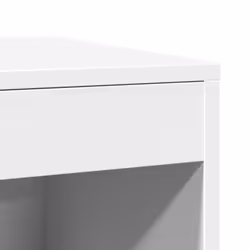 vidaXL Cat Litter Box Enclosure Cat House End Table Engineered Wood - white - Additional view 6
