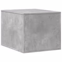 vidaXL Cat Litter Box Enclosure Cat House End Table Engineered Wood - concrete grey - Additional view 5