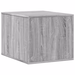 vidaXL Cat Litter Box Enclosure Cat House End Table Engineered Wood - grey sonoma - Additional view 5