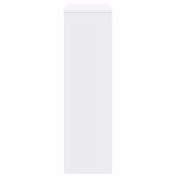 vidaXL Room Divider Bookcase Storage Shelf Book Rack Bookshelf Engineered Wood - white, 99 x 29 x 99 cm - Additional view 5
